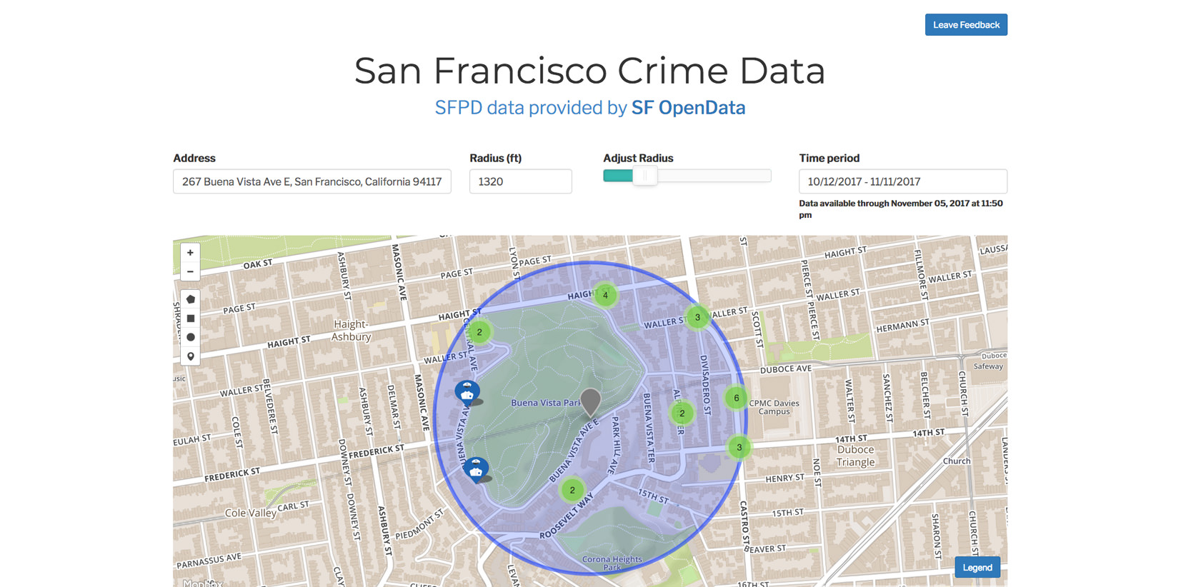 Designers & Geeks Provoke SF Crime Data